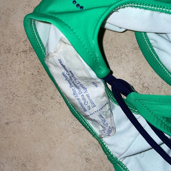 Xhilaration Green One Piece Swimsuit with Anchor NWOT - Picture 3 of 5